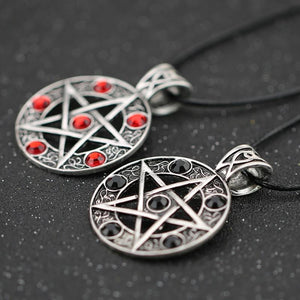 Supernatural Pentacle Five-Pointed Star Wicca Pagan Necklace