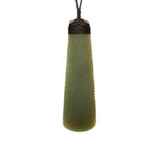 Load image into Gallery viewer, Siberian Jade Slender Adze Necklace