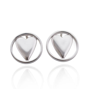 The Heart Series Captured Stud Earrings