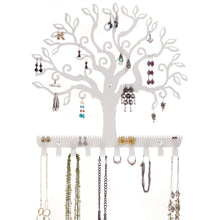Load image into Gallery viewer, Hanging Jewelry Holder, Earring Organizer &amp; Necklace Rack, Wall Mount Tree of Life