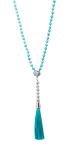 Tassel Turquoise SIL Necklace