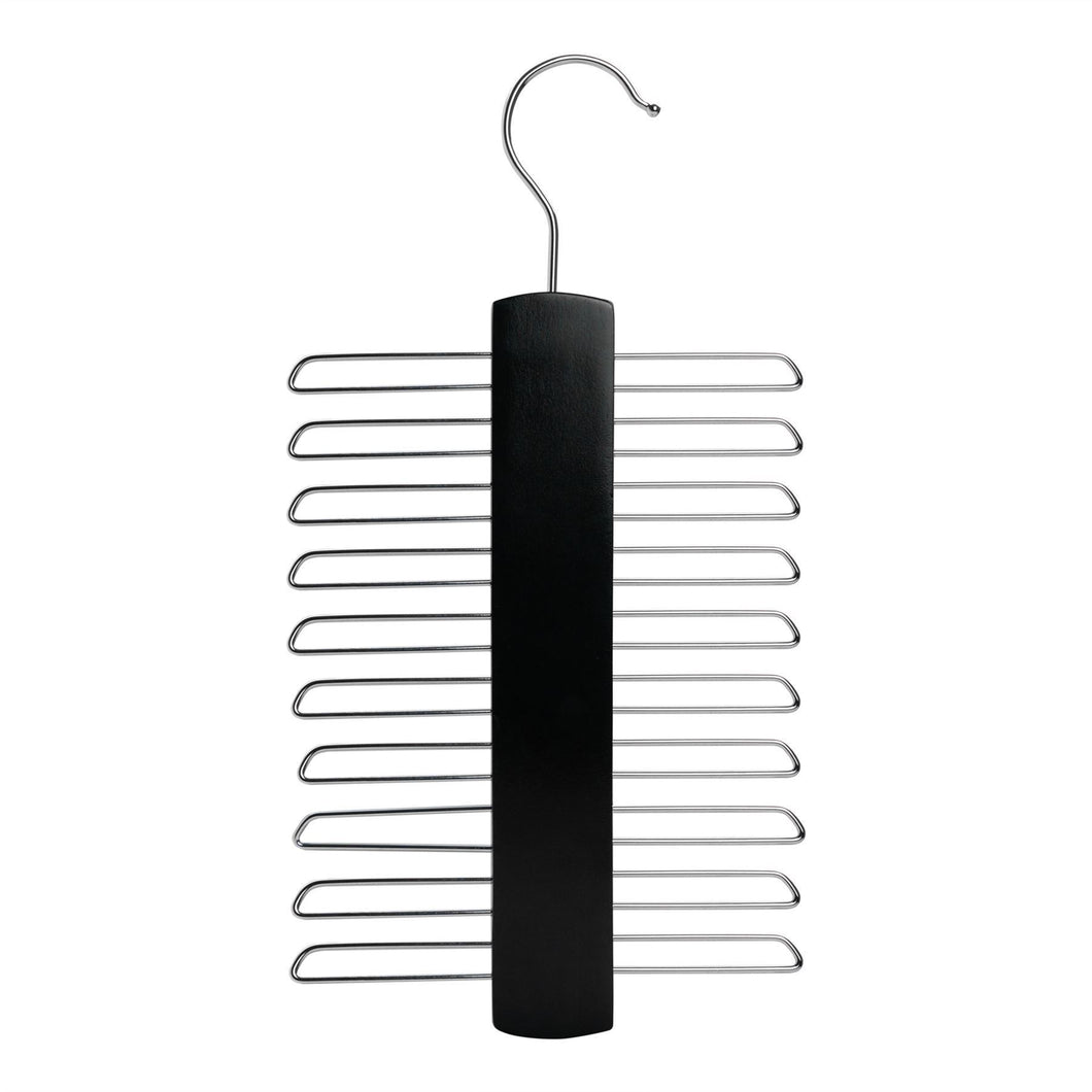 Nicholas Winter Wooden Tie / Belt / Scarf Hanger - Black