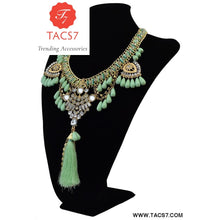 Load image into Gallery viewer, Bohemia Gypsy lovely crystal Long Tassel Necklace