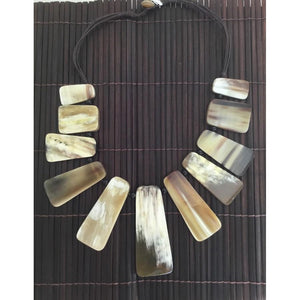 Polished Horn Necklace