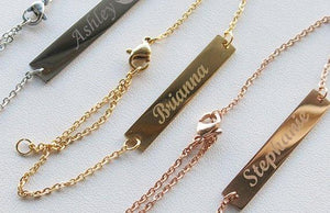 Personalize Bar Bracelet, Personalize Bracelet, Custom Bracelet,Custom Name Bracelet,Gold Name Bracelet ,Name Bracelet, Bar Bracelet