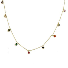 Load image into Gallery viewer, Amy Multicolor Dangle Choker