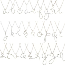 Load image into Gallery viewer, HANDWRITTEN INITIAL NECKLACE