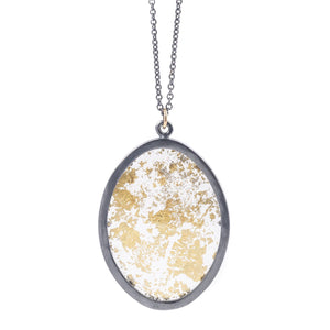 NEW! Large Gold Memento Necklace by Luana Coone