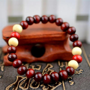 Prayer Beads Bracelet 108 Tibetan Buddhist Rosary Charm Mala Meditation Necklace Yoga lucky Wenge Wooden Bracelet For Women Men