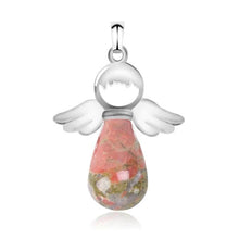 Load image into Gallery viewer, Crystal Guardian Angel Necklaces