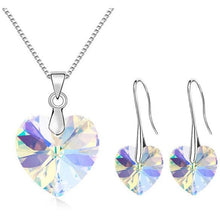 Load image into Gallery viewer, Original Crystals From SWAROVSKI Heart Pendant Necklaces Earrings Jewelry Sets For Women &amp; Girls