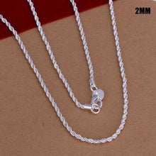 Load image into Gallery viewer, Twist Rope Chain Necklace