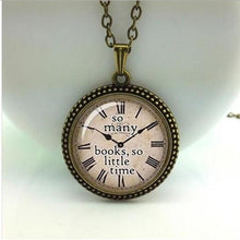 Load image into Gallery viewer, Quote necklace watch pendant