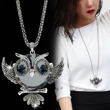 Load image into Gallery viewer, Classic Owl Necklace Silver