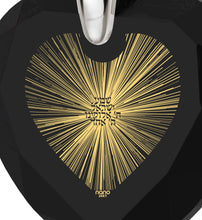 Load image into Gallery viewer, &quot;Shema Yisrael&quot;, 14k White Gold Necklace, Cubic Zirconia