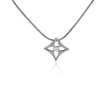 Load image into Gallery viewer, B.Tiff Floro Stainless Steel Pendant Necklace Silver Gold