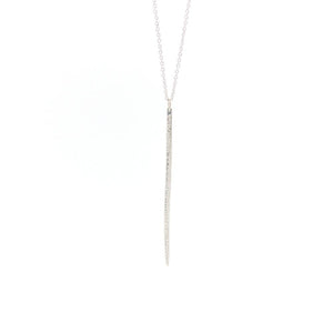 DIAMOND DUSTED LONG SPIKE NECKLACE