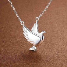 Load image into Gallery viewer, Dove Pendant Necklace